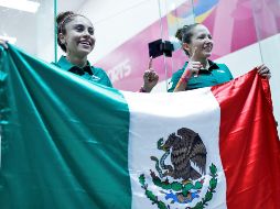 Paola Longoria fue destacada como la mejor atleta de la justa. EFE