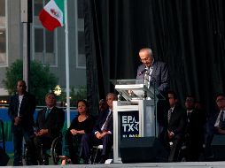 Seade Kuri estuvo presente en una ceremonia luctuosa que se llevó a cabo para recordar a las víctimas de la matanza en El Paso, Texas. AP/J. Salgado