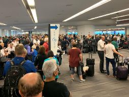 Algunos de los aeropuertos afectados son los de Nueva York, Washington, Filadelfia y Seattle. TWITTER/@jmartella2