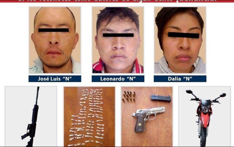 Entre las personas detenidas hay dos menores de edad. ESPECIAL/FGE GUERRERO