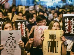 Las jornadas de protestas en la provincia china llevan varias semanas. AFP