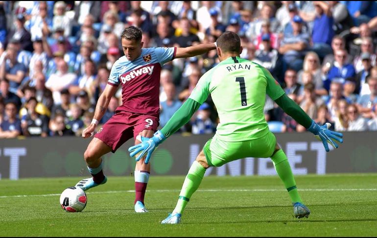 El mexicano abrió el marcador en el minuto 62 y puso por delante a los visitantes. ESPECIAL / whufc.com