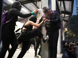 Jesús Orta Martínez reitera que la causa de las manifestantes es justa y que fue un grupo minoritario a la marcha el que actuó de manera violenta. AP / E. Espejel