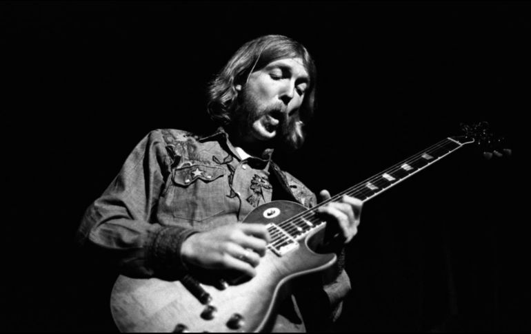 La guitarra color oro es la que Allman tocó en la exitosa canción “Layla” junto a Eric Clapton. FACEBOOK / Duane Allman