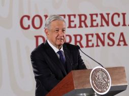 López Obrador lanza un llamado a la no violencia y califica las amenazas como una estrategia universal y mundial se aplica en todos lados. NTX / G. Granados