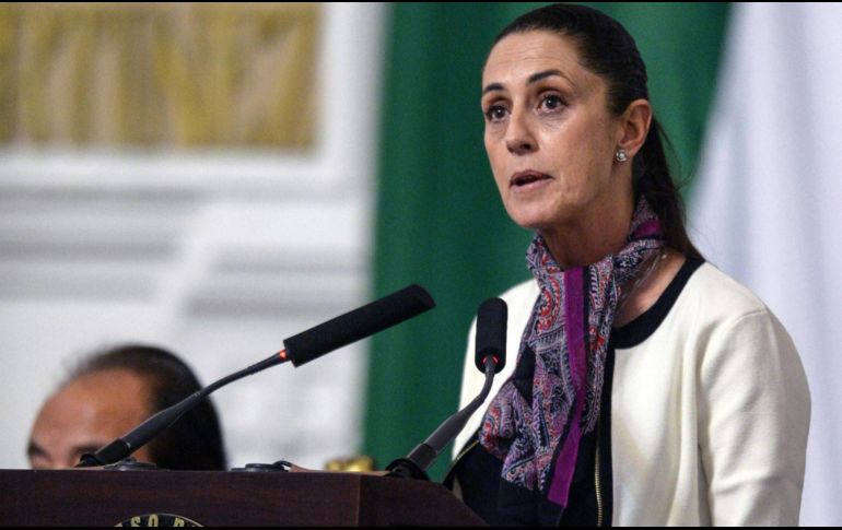 Sheinbaum reiteró que se investigarán las agresiones a periodistas durante las manifestaciones de este fin de semana. AFP/ARCHIVO