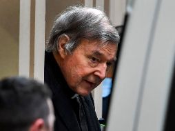 El cardenal australiano George Pell a su salida de la Corte Suprema de Victoria. AFP/W. West