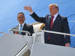 Este miércoles, el FMI advirtió que los aranceles de Trump y los llamados a tasas de interés más bajas para debilitar el dólar podrían desacelerar la economía global. AFP/M. Ngan