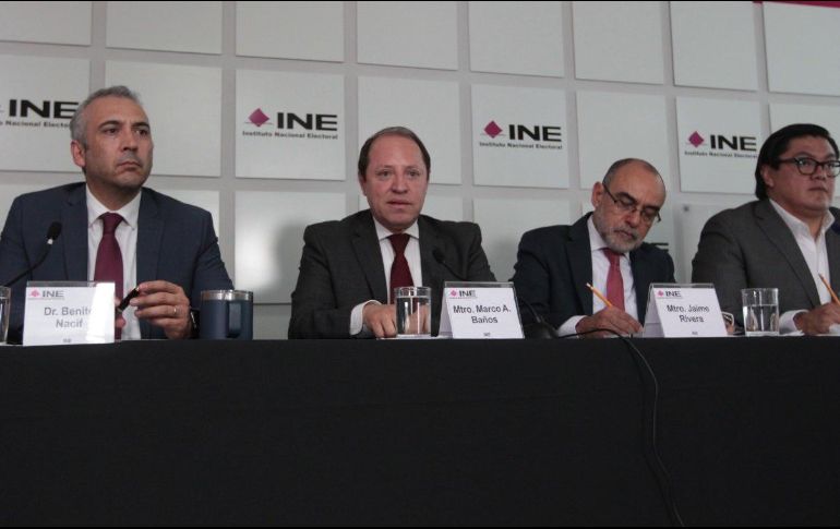 Consejeros del INE presentaron detalles del presupuesto. Marco Baños dijo que atendieron al llamado del Presidente Andrés Manuel López Obrador de ejercer un presupuesto con austeridad. TWITTER@INEMexico