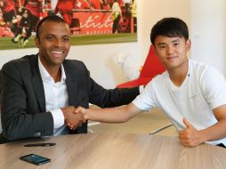 El jugador, que llegó a una categoría filial de los merengues este verano, podrá debutar y desarrollarse en la primera división de España. EFE / ESPECIAL