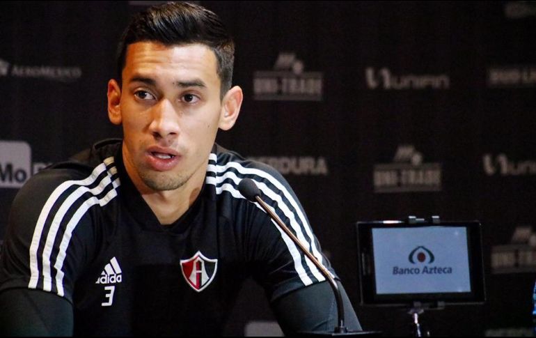 El lateral derecho de los Zorros estará disponible para ser tomado en cuenta ante Pachuca por el técnico Leandro Cufré, tras su participación en el miniclo  del Tricolor. TWITTER / @atlasfc