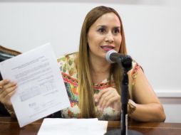 Érika Pérez, coordinadora de la bancada, detalló que buscan modificar la fórmula con la que se calcula la bolsa de recursos que reciben los partidos. Cortesía