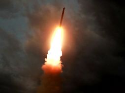 Los proyectiles fueron lanzados desde la provincia oriental de Hamgyong del Sur. AFP/KCTV