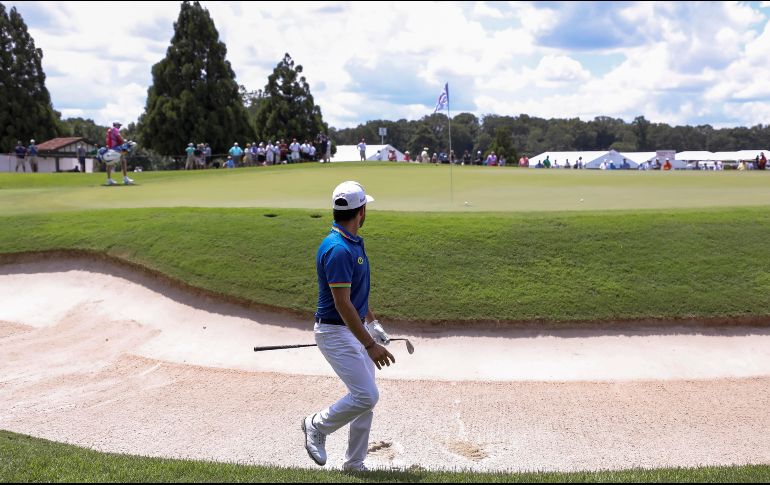 Con una buena actuación, Ancer firmó ayer una tarjeta de uno bajo par en Atlanta. EFE/E. Lesser