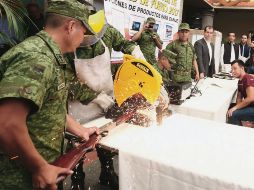 Las campañas de la Sedena para reducir la posesión de armas han tenido poco impacto, ya que existe una menor recaudación de arsenal en los últimos años. EL INFORMADOR / G. Gallo