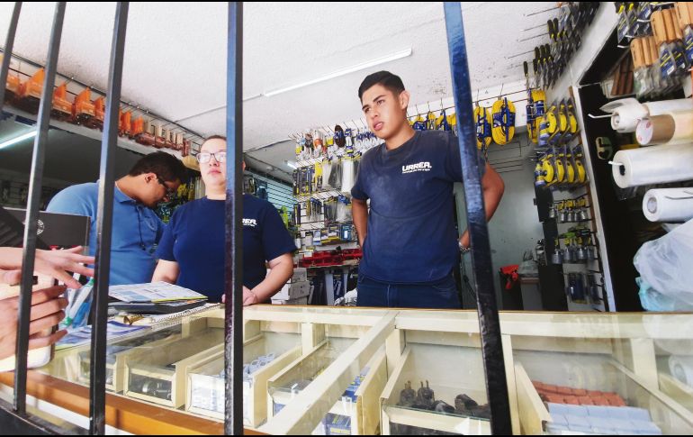 Una ferretería de la zona, entre los establecimientos afectados por la delincuencia. EL INFORMADOR / E. Barrera