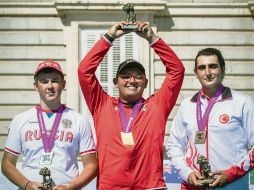 Sebastián García se llevó su segundo oro en la modalidad de cadetes. @COM_MEXICO