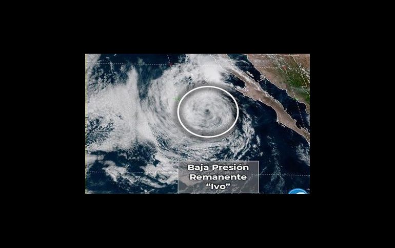 Los desprendimientos nubosos generan el ingreso de nubosidad hacia dicha región. TWITTER / @conagua_clima