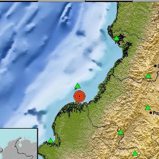 Sismo de 5.3 grados sacude costas de Colombia