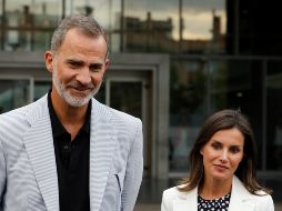 Los Reyes visitan a don Juan Carlos que evoluciona satisfactoriamente. EFE