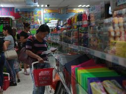 Según el dirigente de la Concanaco Servytur, las ventas del ramo escolar representaron un incremento de casi 4.0%, es decir, de tres mil MDP más que el mismo período de 2018. EL INFORMADOR / ARCHIVO