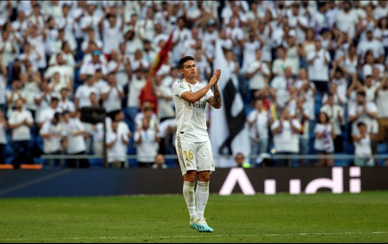En el partido ante el Valladolid, Rodríguez se mostró activo, muy participativo y generó ocasiones, pero tuvo que ser reemplazado a los 57 minutos por el joven brasileño Vinicius Jr. EFE / ARCHIVO