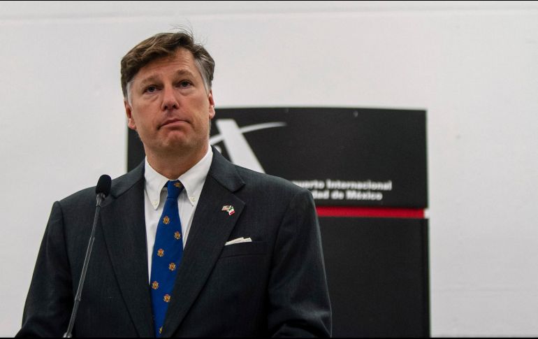 Landau llegó a México el pasado 16 de agosto y señaló que viene con la mano extendida porque EU gana cuando hay un México próspero y estable. NTX / ARCHIVO