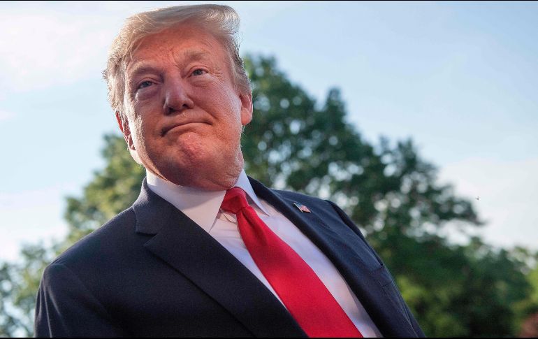 Axios no dijo cuándo tuvo lugar esta conversación. Pero Trump criticó el artículo, considerándolo parte de las ''noticias falsas'' que siempre cuestiona. AFP / ARCHIVO