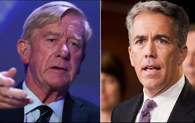 Bill Weld (izq.) y Joe Walsh se enfrentarán a Trump de cara a las elecciones de 2020. GETTY IMAGES