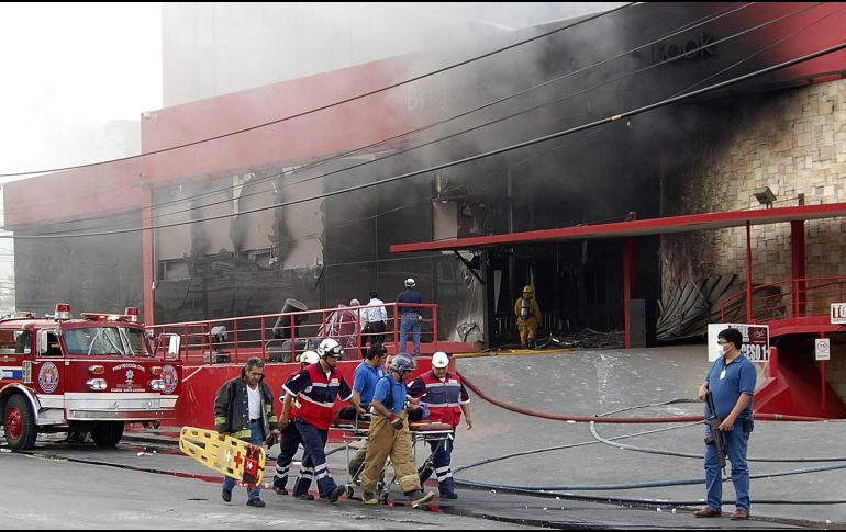 El incendio en el casino fue provocado por integrantes de un grupo criminal. EFE/ARCHIVO