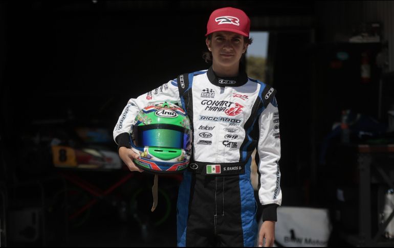 Santiago Ramos es un experimentado piloto de karts, pero tendrá su primera gran prueba en Italia. EL INFORMADOR / F. Atilano