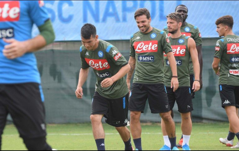Así, el estreno del mexicano con el Napoli se perfila para ser este sábado, en duelo que se jugará a las 13:45 horas tiempo del centro de México. TWITTER / @sscnapoli