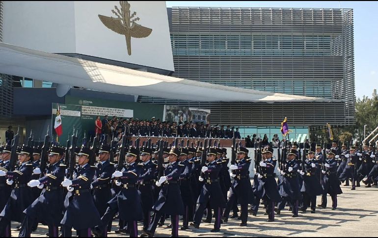 La ceremonia tuvo lugar en las instalaciones de la Base Aérea en Zapopan. EL INFORMADOR / S. Blanco