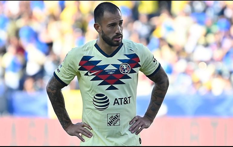 Aguilera vio un segundo cartón amarillo en el duelo de mitad de semana, con el Pachuca, por lo que estaba en riesgo su participación. IMAGO7/E. Espinosa