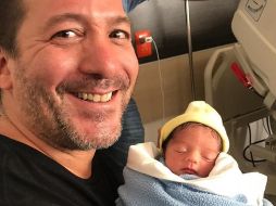 En su cuenta de Instagram, Luis Enrique Guzmán Pinal subió varias fotos del pequeño. INSTAGRAM/luisenriquegp