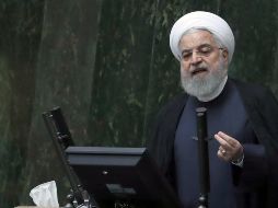 El presidente iraní, Hasan Rohaní, afirma que para emtablar negociaciones deben levantarse las sanciones por parte de Estados Unidos. EFE