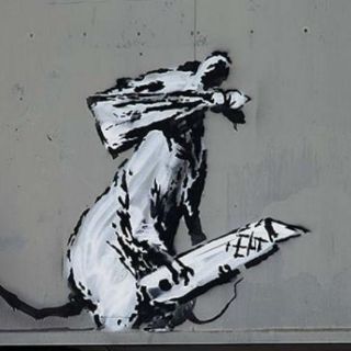 Roban una obra de Banksy en el centro de París