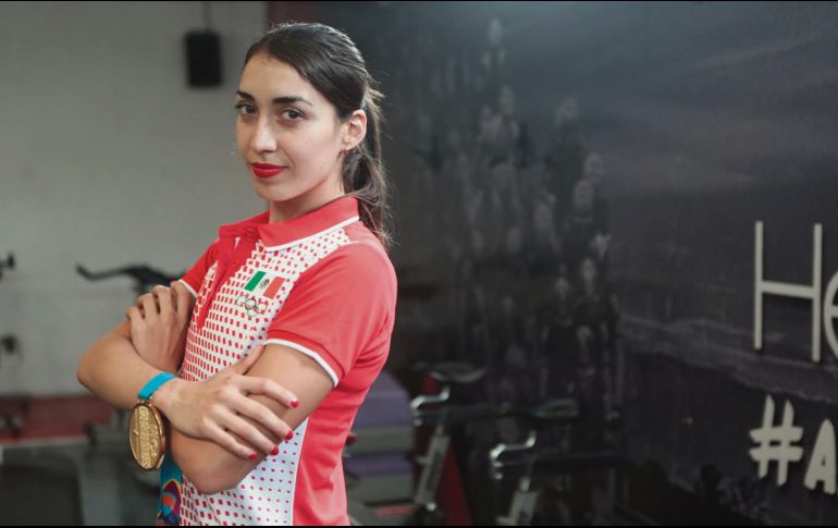 Responde. Mariana Arceo, además de conquistar el oro en el pentatlón moderno de los Juegos Panamericanos logró boleto a los Juegos Olímpicos y es una de las afectadas. EL INFORMADOR / G. Gallo