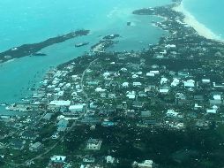 Imagen aérea de la destrucción que dejó 