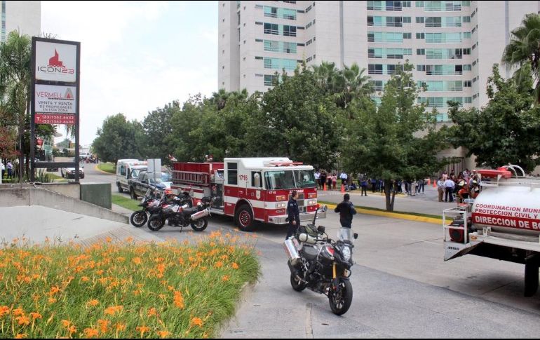 Los hechos ocurrieron alrededor de las 12:20 horas; no se reportaron personas lesionadas. ESPECIAL / Policía de Guadalajara