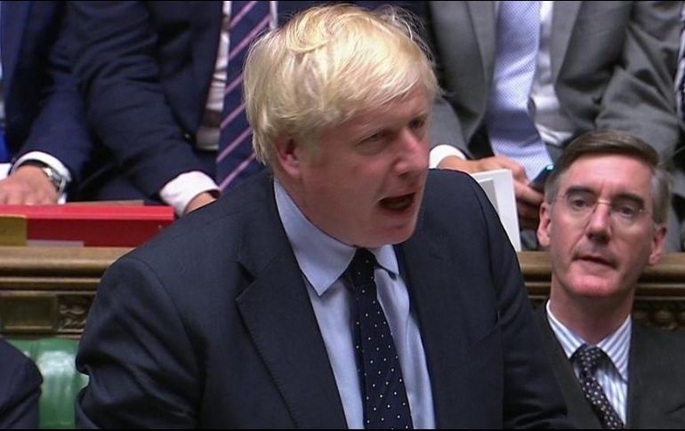 Johnson dijo que la única solución para acabar con el bloqueo que vive el país a consecuencia del Brexit es un a convocatoria de elecciones generales para el próximo 15 de octubre.