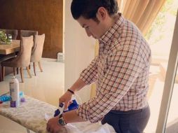 García se refirió a su nueva habilidad gracias a un curso de limpieza y cuidado del hogar. INSTAGRAM//samuelgarcias