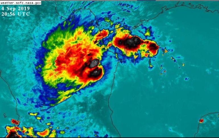Zonas de tormentas que deja 