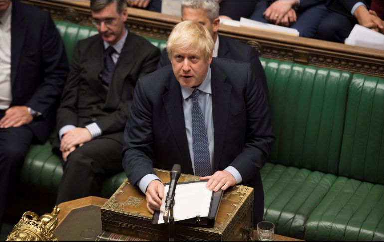 Johnson necesitaba el respaldo de dos tercios de los 650 legisladores en la Cámara de los Comunes, equivalentes a 434. EFE/J. Taylor-UK Parlament
