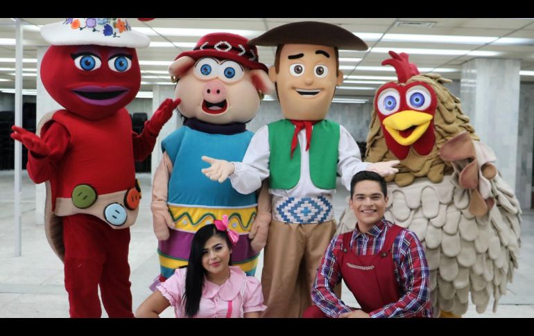 “Zenón y sus amigos” prometen un espectáculo lleno de diversión. EL INFORMADOR / A. Navarro