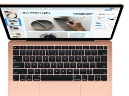 El MacBook Air cuenta con un procesador Intel con doble núcleo de octava generación. ESPECIAL / apple.com