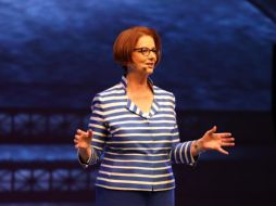 Gilliard ofreció una conferencia donde compartió con jóvenes algunos consejos para que estos puedan desarrollar una vida acorde con las metas que se han propuesto y narró sus propios orígenes como hija de migrantes galeses en Australia. EL INFORMADOR/ J. Armendáriz