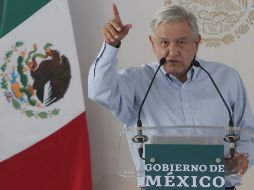 El Mandatario califica como un desafío las amenazas del grupo de delincuentes -sin mencionar al Cártel del Noreste- a distribuidores de combustibles para que no le vendan gasolina al Ejército. NTX / G. Durán