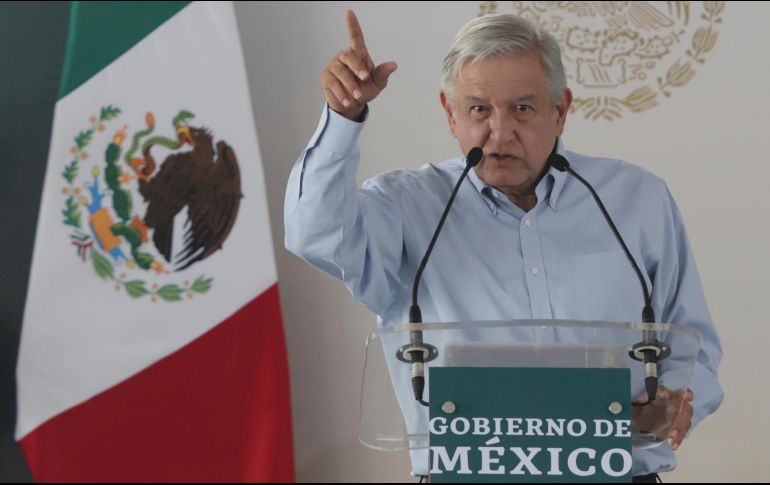 El Mandatario califica como un desafío las amenazas del grupo de delincuentes -sin mencionar al Cártel del Noreste- a distribuidores de combustibles para que no le vendan gasolina al Ejército. NTX / G. Durán