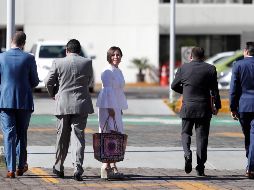 Francisco Robles no quiso pronunciarse sobre la presunta crisis económica por la que atraviesa su hermana. SUN